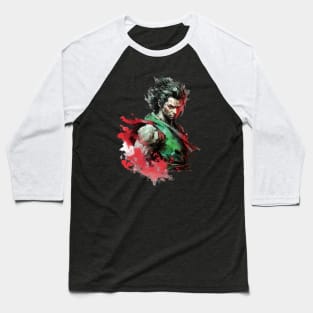 Samurai Art Baseball T-Shirt